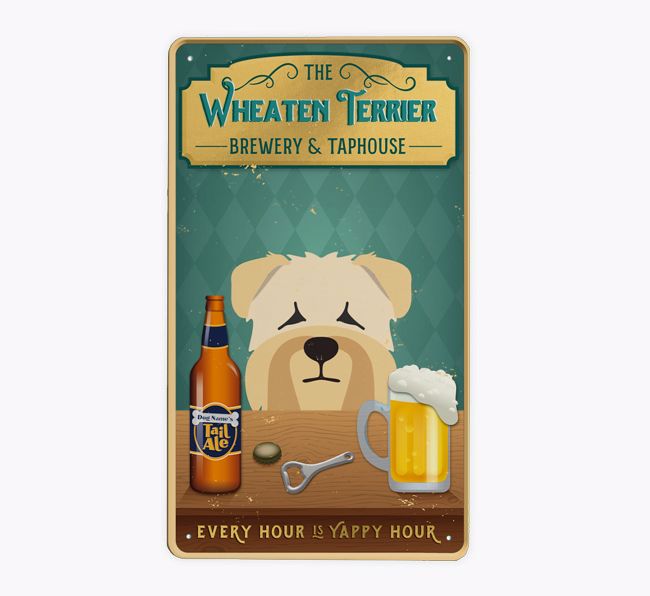 Brewery Tap House: Personalised {breedFullName} Metal Sign